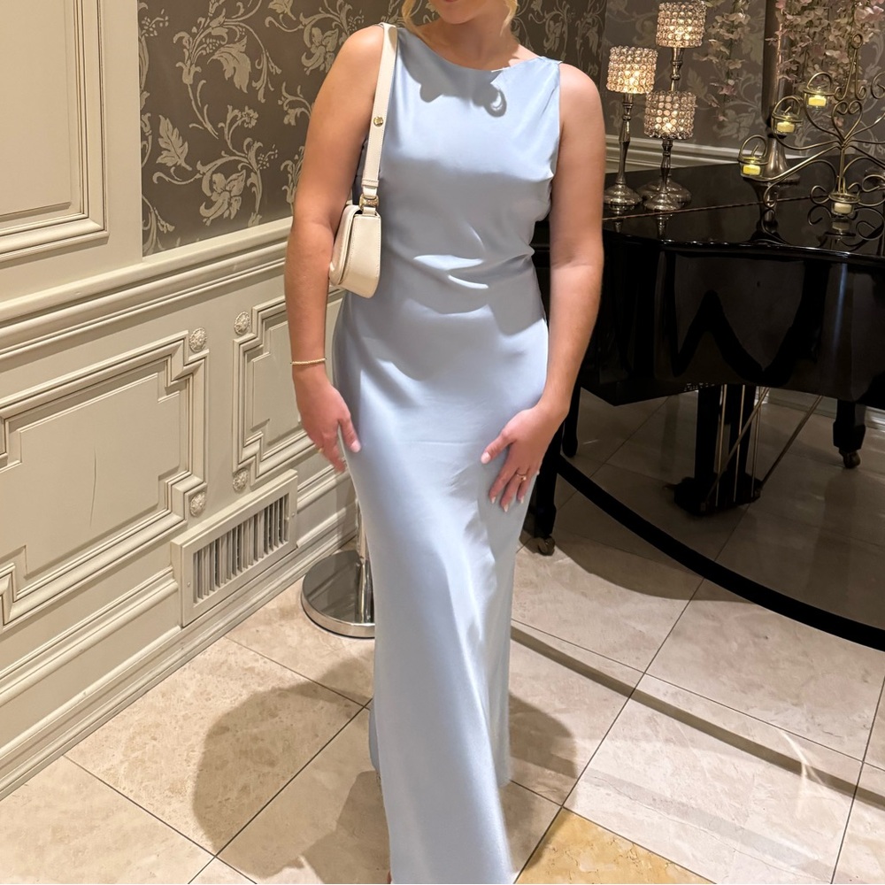 Dynamite Light Blue Maxi Dress